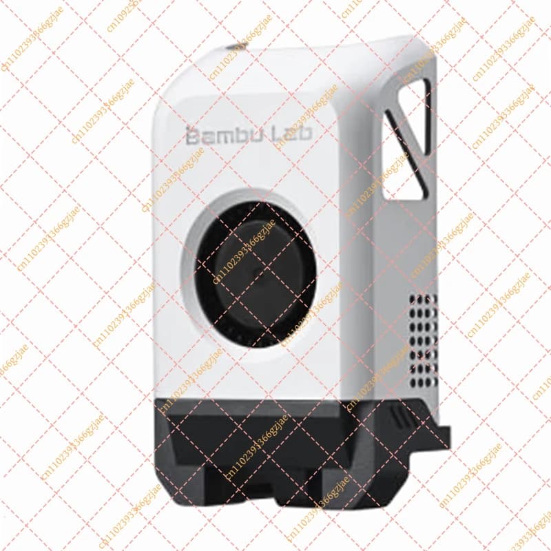 Copertura anteriore con ventola per estrusore originale Bambu Lab X1C, componente di raffreddamento per stampante 3D serie BambuLabx1