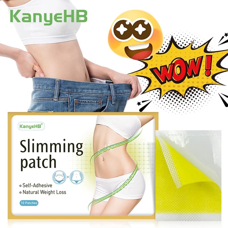 10 Pz = 1 Bag Patch Slimming Body Sculpture Chest Wall decal Burning Fat Weight Loss Body Scratching Soft Waist Ombelico Patch A Base of Erbe W004