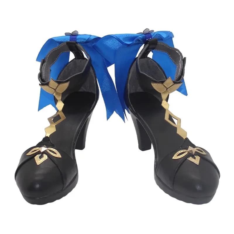 Genshin Impact Ganyu Stivali Comic Anime Halloween Party Gioco Scarpe Cosplay per Uomo Donna Prop tt9]