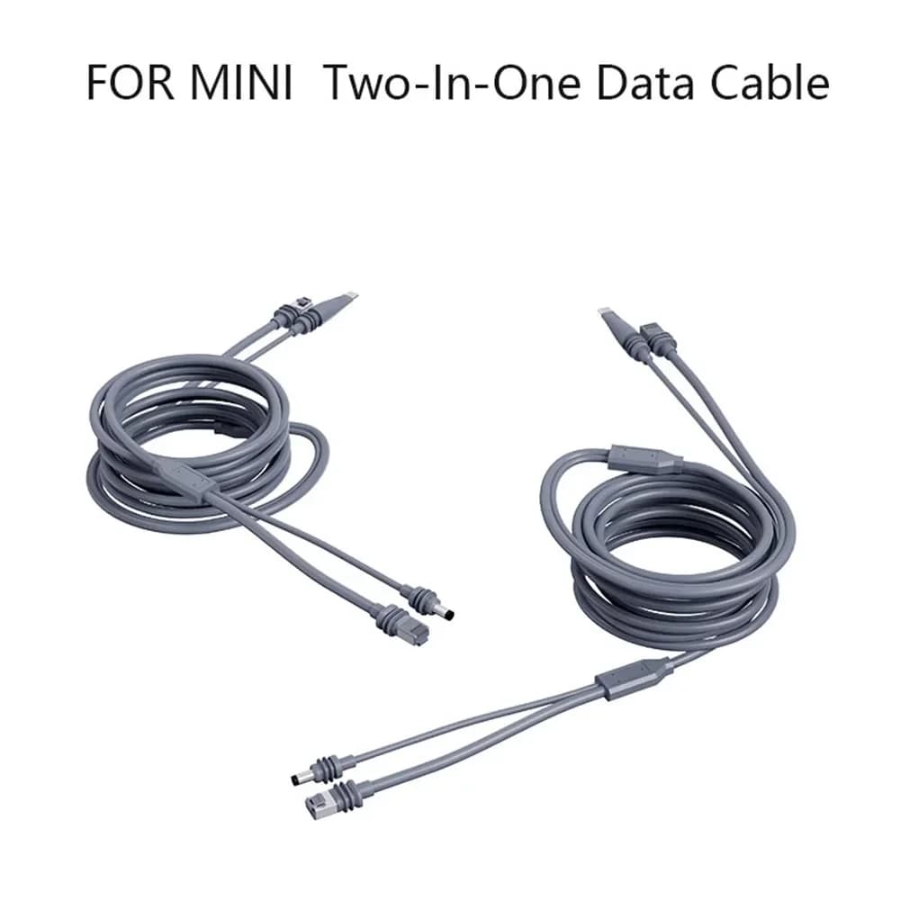 Data/power extension cable 2 in 1 for Starlink-Mini, 16.4 feet/5 m DC/USB-C charging Ethernet cable, 1000 Mbps