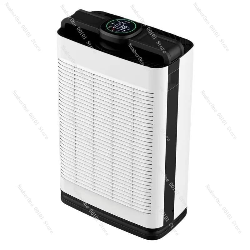 Purificatore d'Aria Domestico con Forte Aspirazione, Rimozione di Peli di Animali, Odori e Polvere, Ionizzatore per Camera da Letto e Soggiorno
