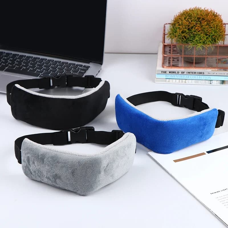 2 pz/set cuscino da viaggio aeroplani fascia di supporto per il collo cinghia di supporto per la testa regolabile cuscino per la testa morbido per aeroplani seggiolino auto sonno