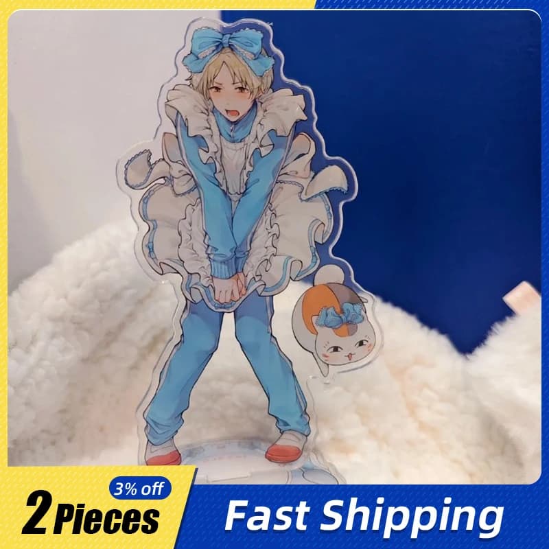 10 cm/3.93 pollici Anime Piatti in piedi Libro degli amici di Natsume Acrilico Cameriera Periferiche Cartoon Desktop Regalo di compleanno Ornamenti Giocattolo