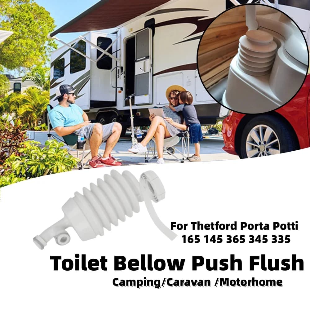 Replacement bellows for pressure WC for Thetford Porta Potti 165 145 365 345 335, spare accessories for camping, caravan and camper