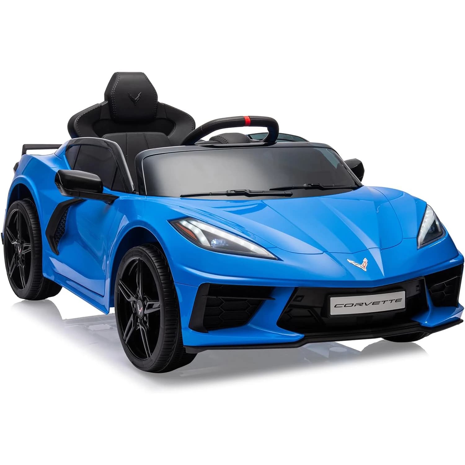 Auto Elettrica per Bambini 12V con Telecomando, Cruscotto Visuale, Luci LED e Musica, per Bambini 3-8 Anni