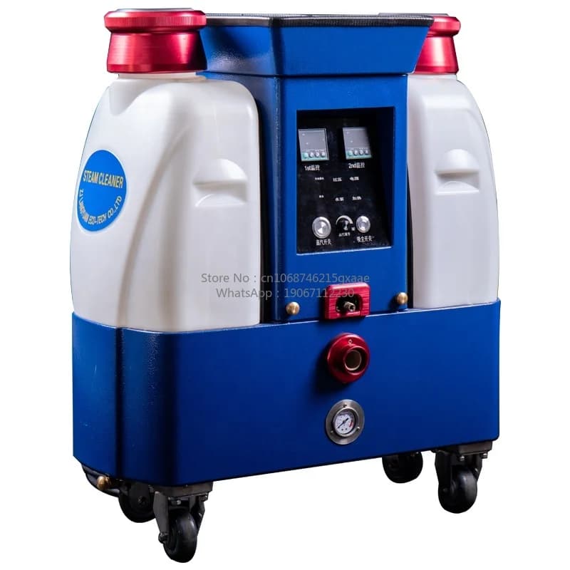 High Temperature Powerful Electric 2 in 1 Heavy Car Interior Cleaning Steamer Vacuum Washer for All Vehicles