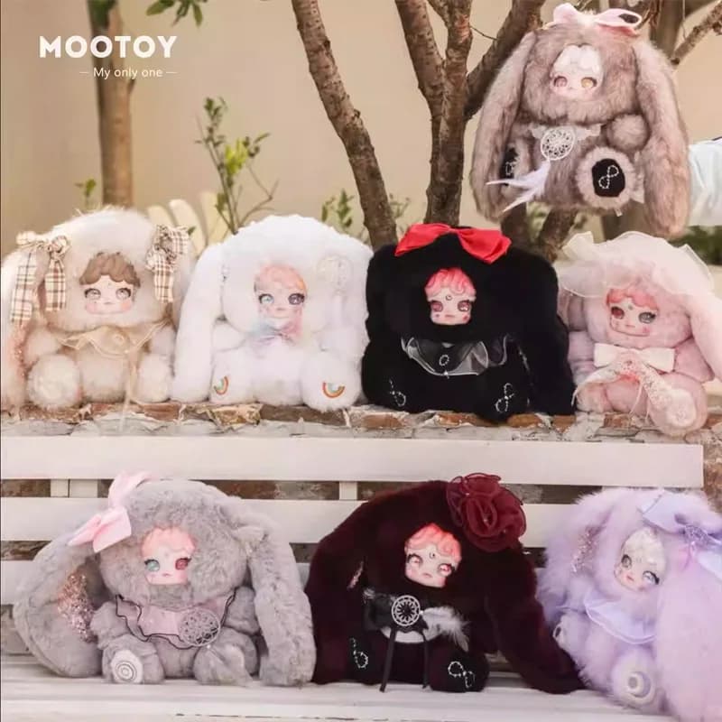 Mootoy Bella Dream Catcher Rabbit 600% Series Trendy Play Blind Box Plush Doll Big Doll Cute Long Eared Rabbit Girl Holiday Gift