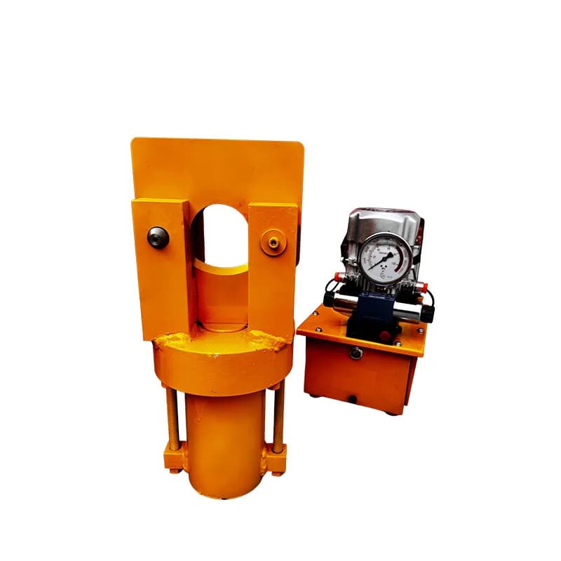 Compact Benchtop Hydraulic Wire Rope Cutter for Construction Sites Mines and Marine Applications