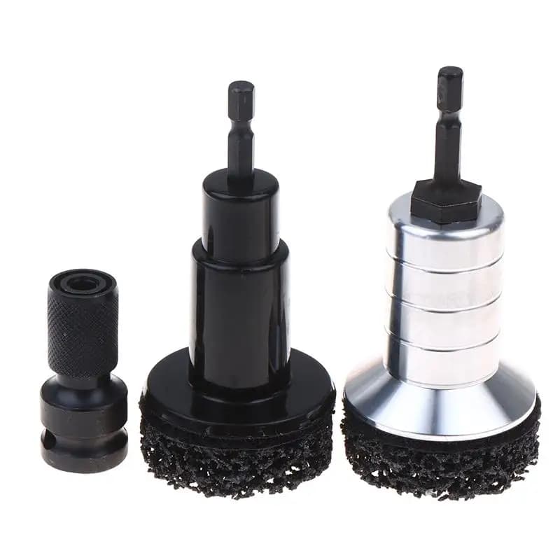 Wheel Hub Rust Removal Brush Set For Brake Hub Surface Deep Cleaning and Stud Polishing Kit for Car Workshop Maintenance Use
