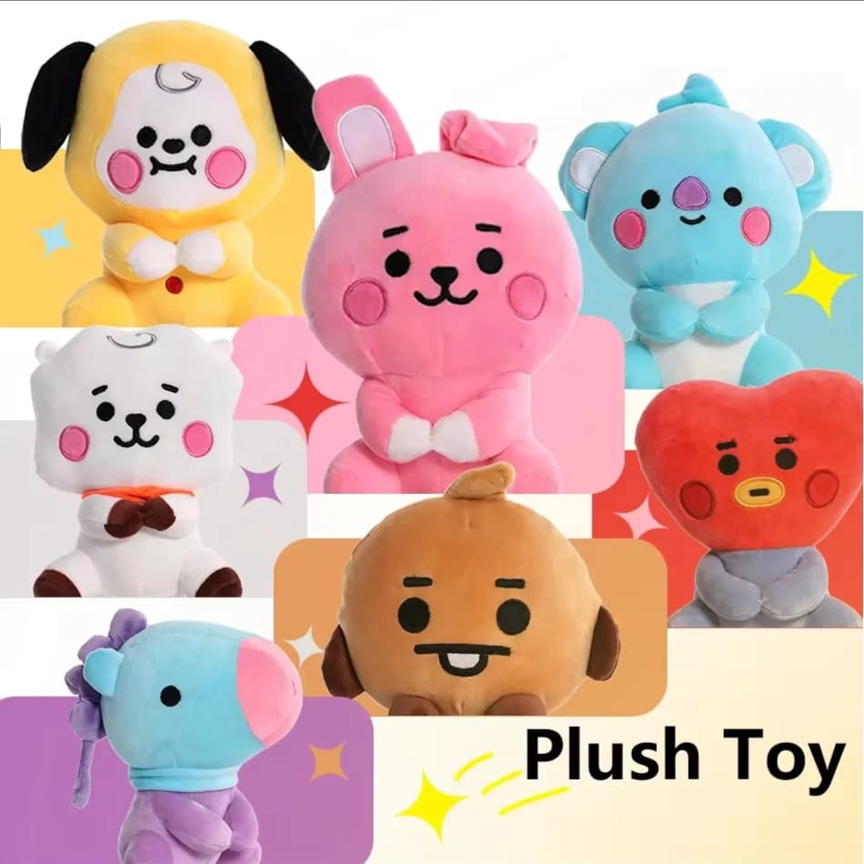 Peluche Hot Kawai B-T-21 Tata Koay Shooky Mang Cooky, Zaino a Forma di Animale Cartone Animato, Ciondolo per Chiavi e Telefono, Giocattoli da Ufficio, Regali per Amici
