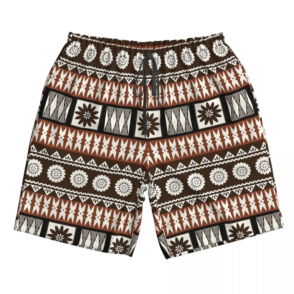 Fijian Masi - Surfing Shorts Tapa Trunks Summer Trousers for men casual quick drying