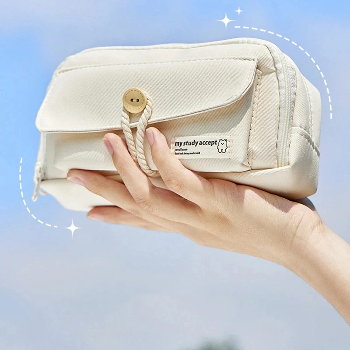 Borsa per cosmetici per ragazze Strumenti per il trucco Articoli da toeletta Organizzatore per riporre Fondotinta per donna Pennello per sopracciglia Matita per rossetto Custodia per rossetto di grande capacità