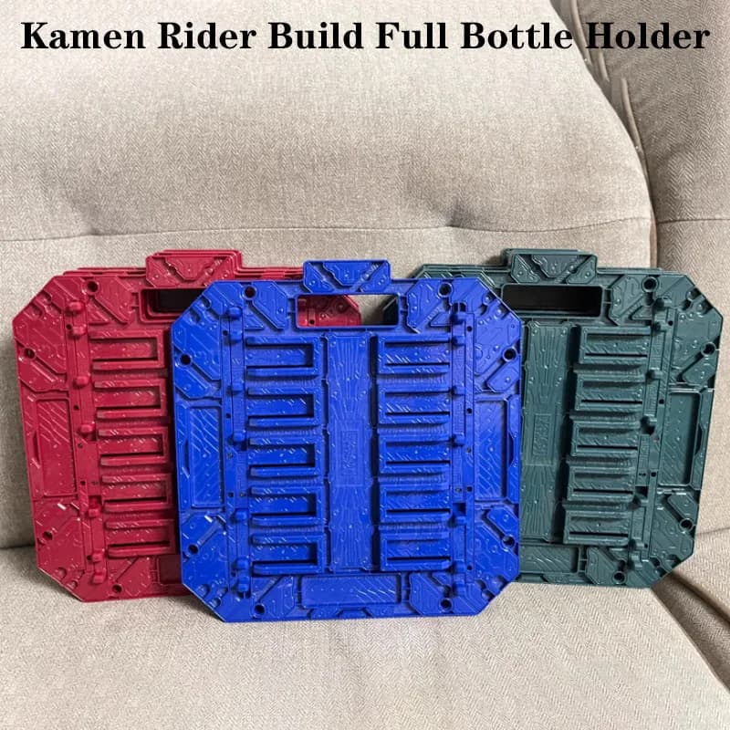 Espositore per Bottiglie Kamen Rider Build, Stile Pandora Box, Organizzatore per Giocattoli, Collezione Anime, Regalo per Bambini