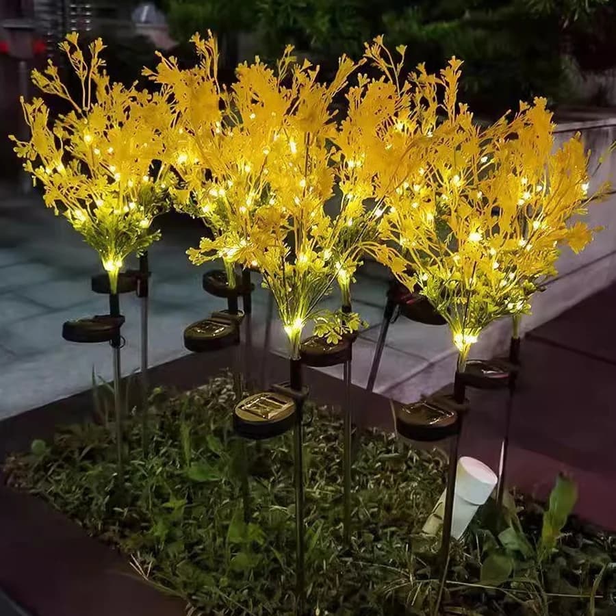 Garden and Lawn Decoration with Colza, Home Decoration Accessories, Fin Plants, Vase with Plants, Artificial Flowers for Exterior