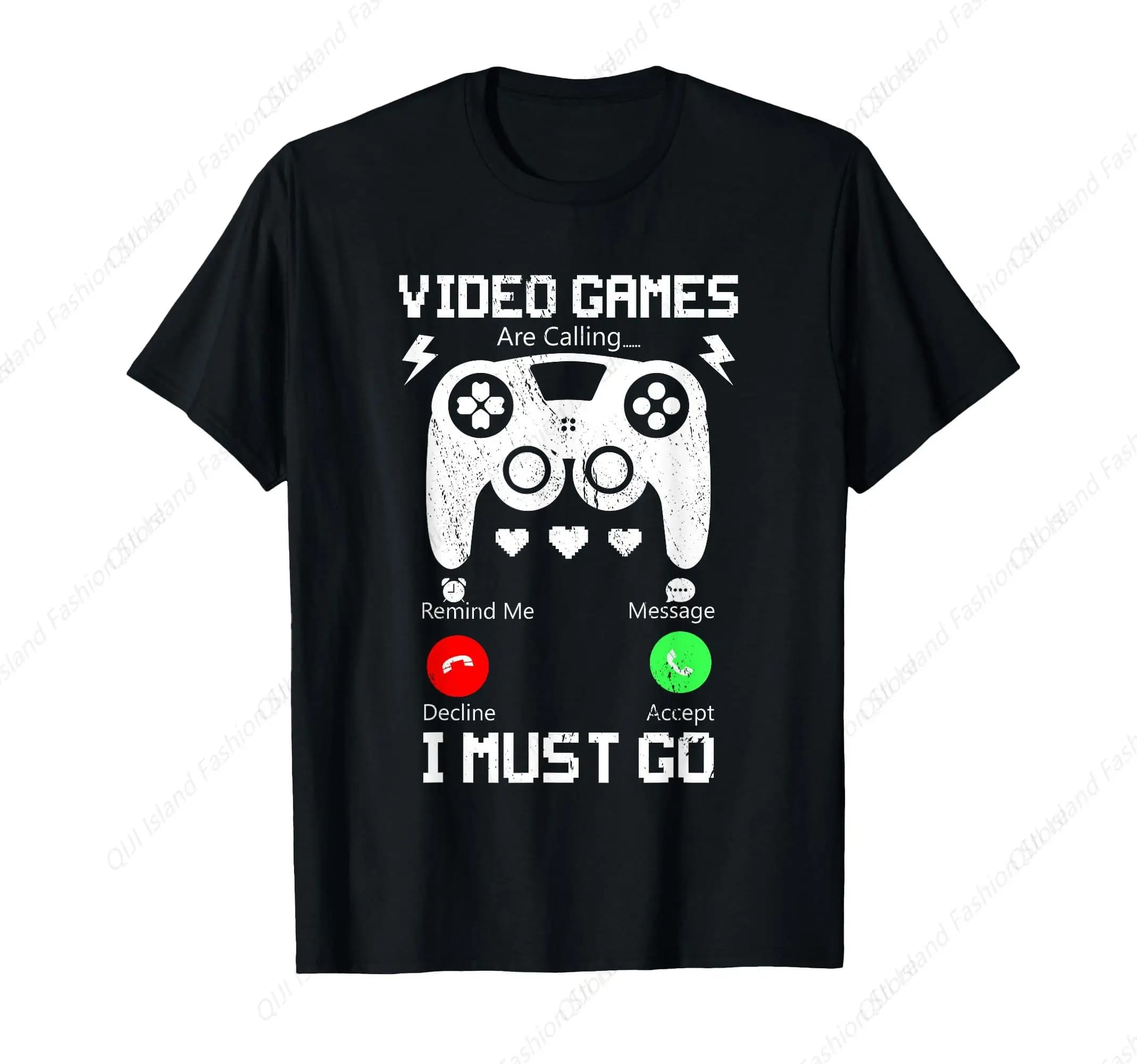 Gli Videogiochi Chiamano e Devo Andare - T-Shirt Divertente per Gamer di Console