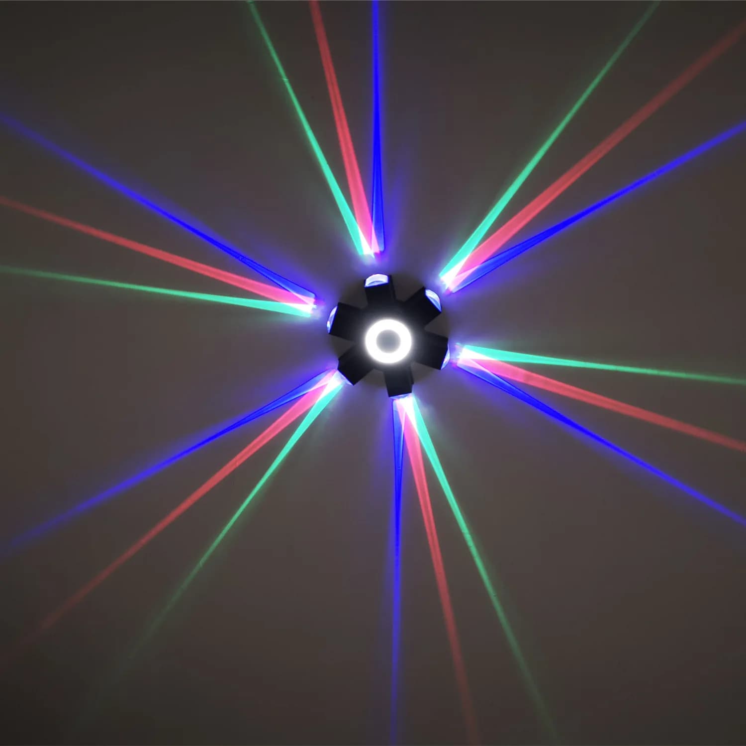 Roukeymi applique da parete a LED RGB per interni 6 w luminoso doppio verso il basso lampada da testa per camera da letto decorazioni per la casa decorazioni per il bagno camera da letto