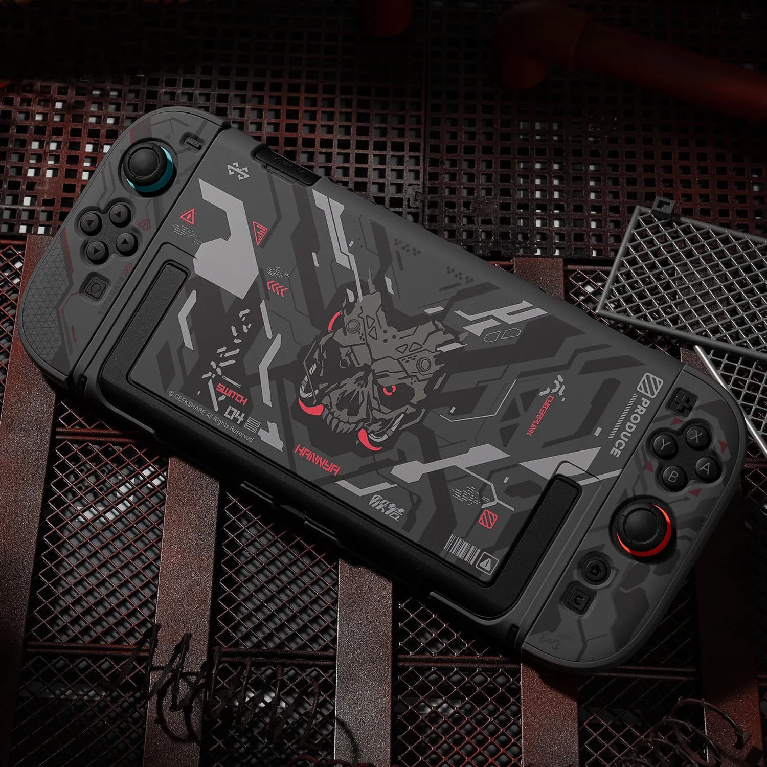 Mecha Matte Hard Front Back Cover Crystal Shell Protector per Nintendo Switch 2 NS2 Joycon Controller di gioco Custodia protettiva completa