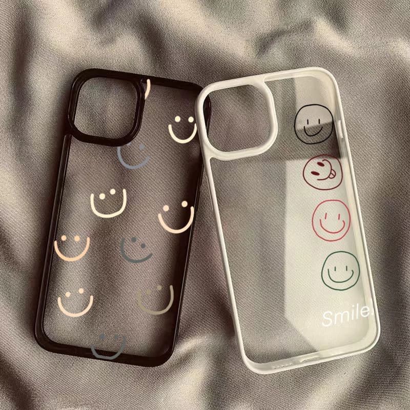 Lato fortunato volto sorridente cassa del telefono per Samsung Galaxy S25 S24 S23 Ultra S24 Plus S25 FE A06 A16 A54 A35 A15 A55 A52 A34 5G Cover