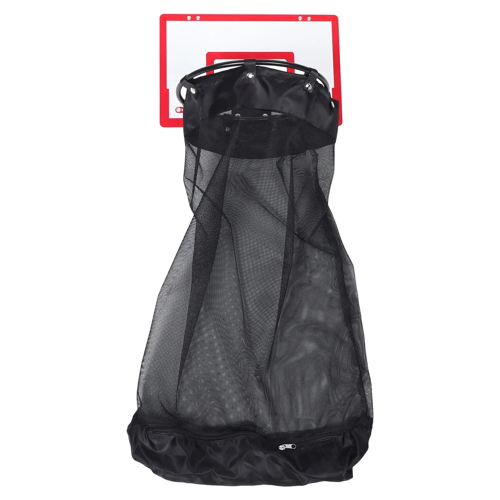 1pc Basketball Laundry Hamper Mesh Hanging Laundry Bags Fun Basketball Hamper Hoop Clothes Goal For Bedroom Wood Hampers