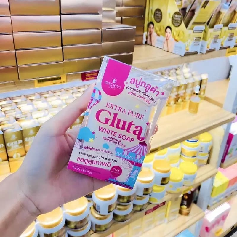 Gluta White Glutathione & Collagen Infused Brightening - Gluta White Multi-Action Cleansing Bar Brightening Even Tone