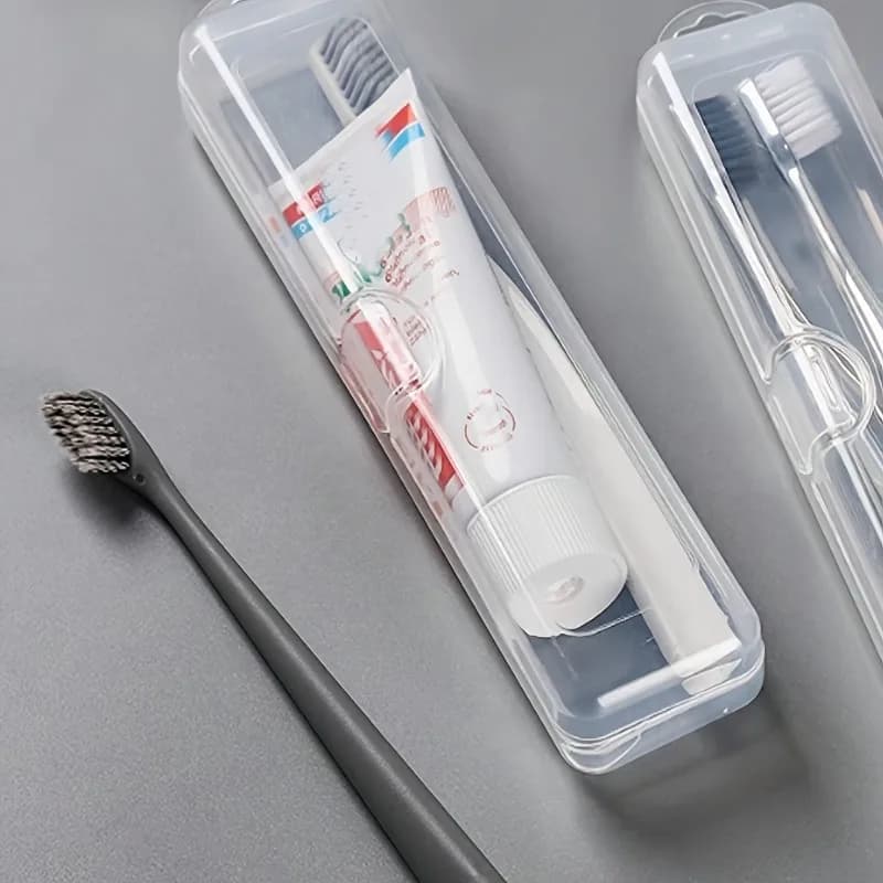 Scentless travel toothbrush case, portable electric toothbrush container, breathable brush box 21x3 cm