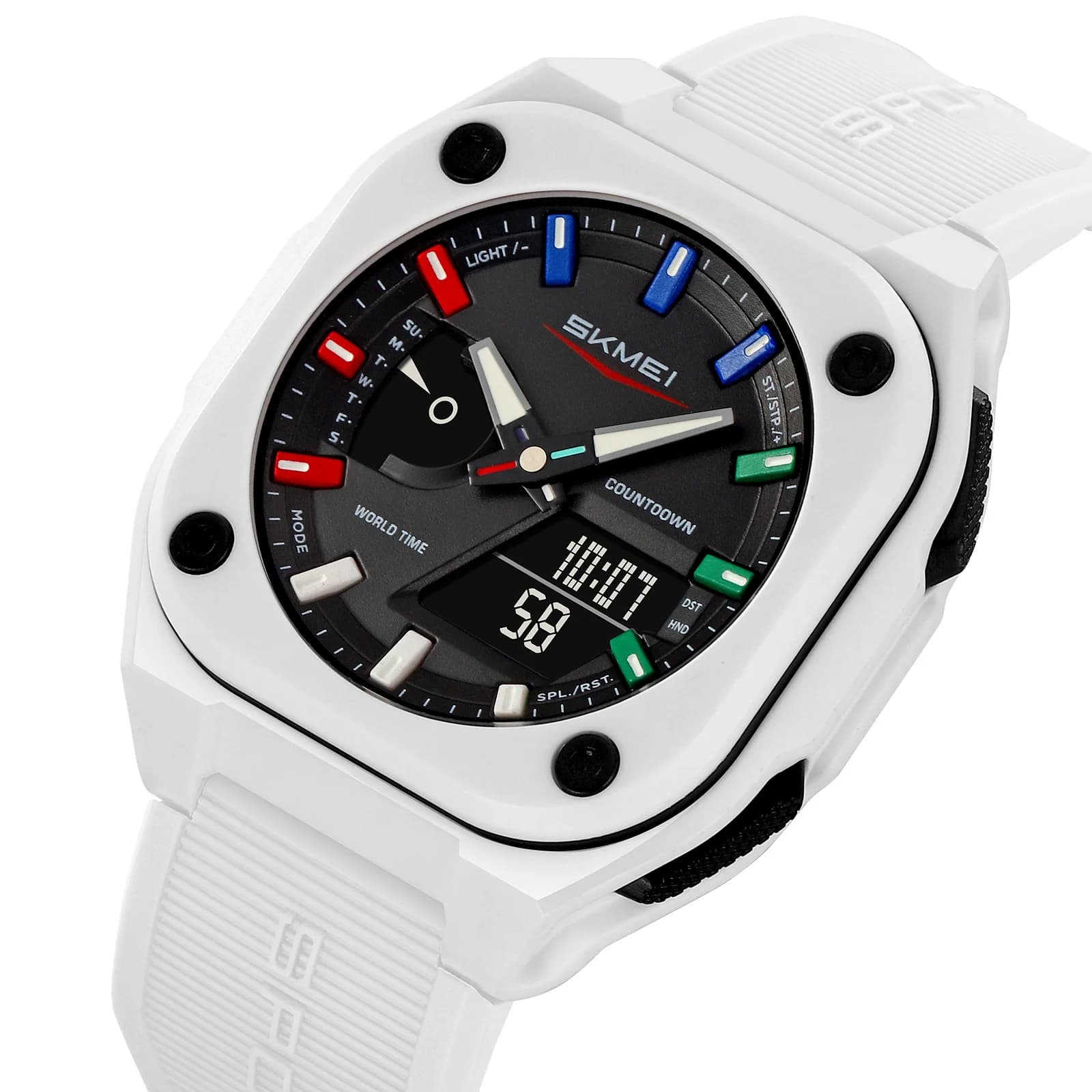 SKMEI Business Sports Orologio elettronico digitale Orologi al quarzo moda per uomo Donna 4 sveglie Orologio da polso impermeabile Reloj Hombre