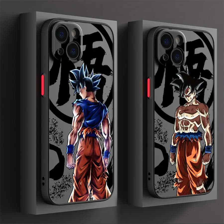 Phone Case For iPhone 17e 17 16 15 14 13 12 11 Mini Pro Air Max X XR XSMax Plus Matte Clear Cover D-Dragon Ball Saiyan Goku
