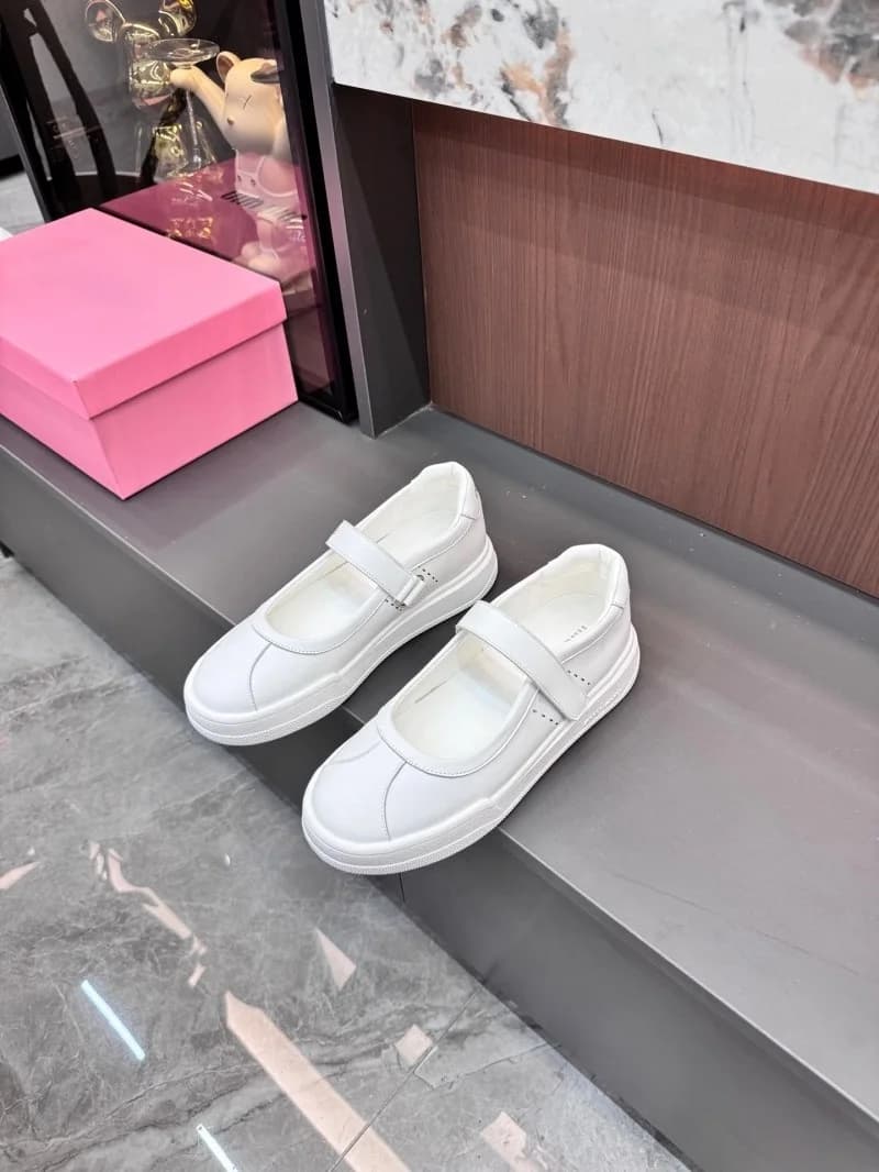 Sneakers da donna primavera autunno con punta tonda, tacco piatto, lacci, suola spessa e plateau, scarpe da studentessa.