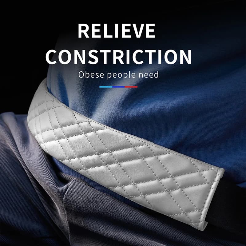 Car Seat Belt Shoulder Pads,Thickened Soft Cushioning To RelieveShoulderDiscomfort From Straps,Velcro Opening And Closing Design