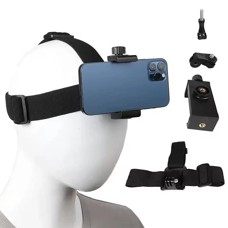 Supporto universale per cellulare con clip per iPhone, smartphone, GoPro, Insta360, AKASO, SJCAM, DJI Action Camera
