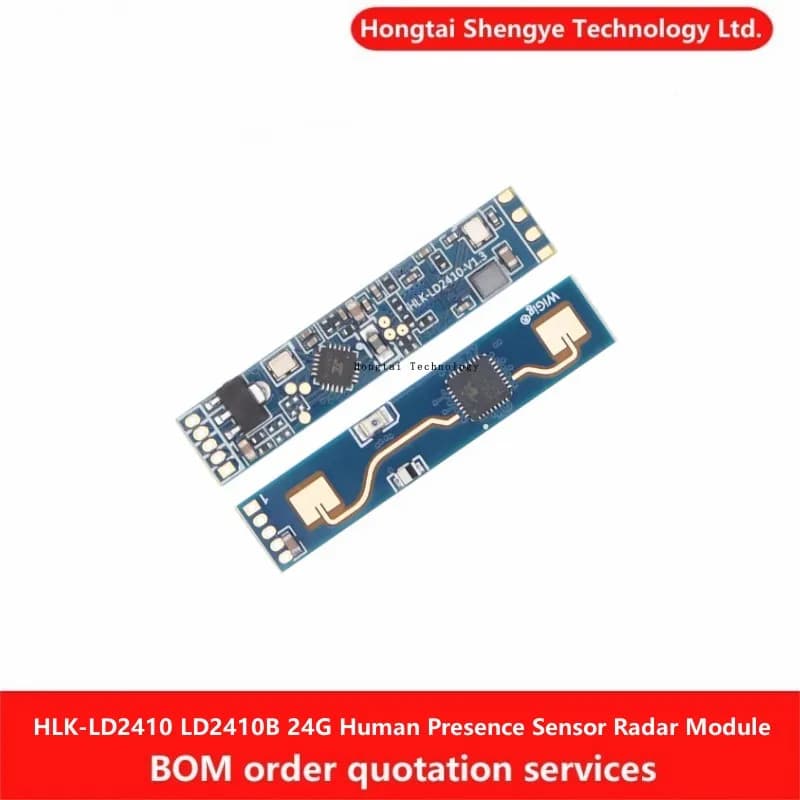 HLK-LD2410 HLK LD2410B 24G sensore di presenza umana Radar porta finestra magnetica fai da te Bluetooth APP parametro di regolazione 6 metri