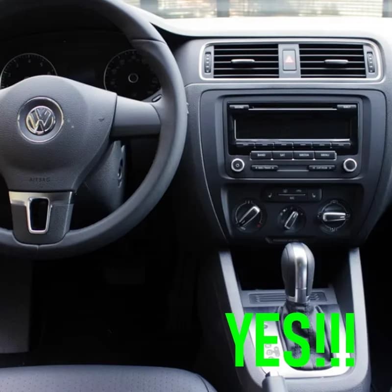 Autoradio Android 15 da 7 Pollici per VW Jetta 2006-2015, Lettore Multimediale Video 8GB+128GB con Canbus, WiFi e Telecamera Posteriore