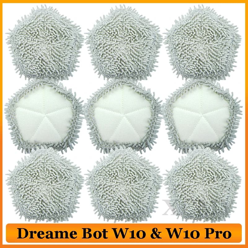 Pezzi di ricambio per mop pad per XiaoMi Dreame Bot W10 e W10 Pro Robot autopulente Accessori per aspirapolvere e mop Panno per aspirapolvere