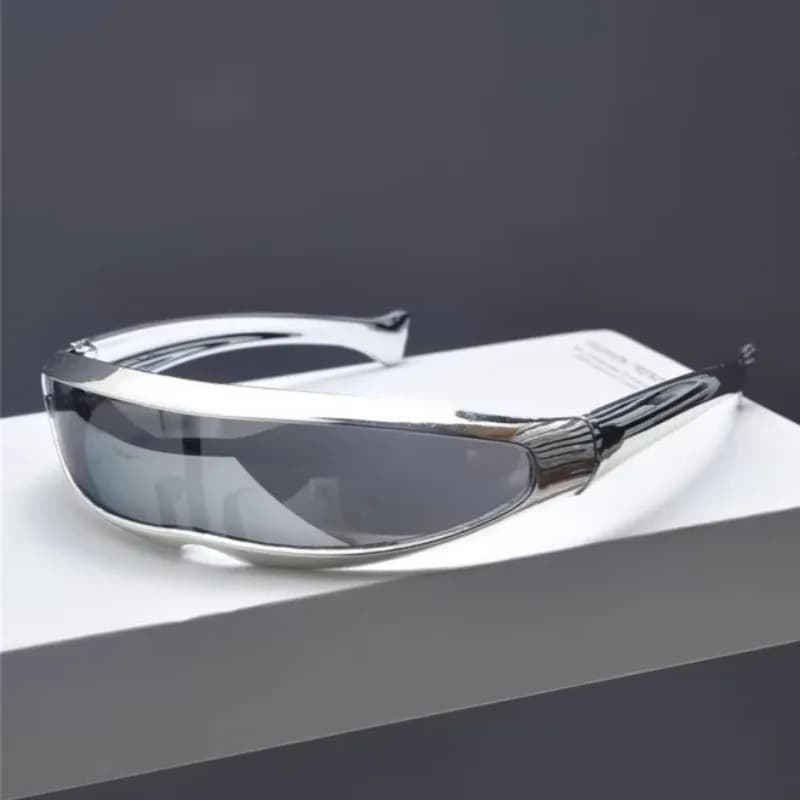 Punk Retro Functional Wind Laser Sunglasses Alien Cool Sunglasses UV Resistant Sunglasses Cycling/street Photography Sunglasses