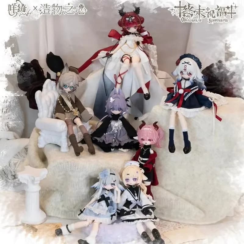 [Originale] Disponibile Nuovo Meki Ultimate Blessing Series 8-Point Bjd Mobile Doll Blind Box Toys Ciondolo Ventilatore Portatile Regali Kawaii