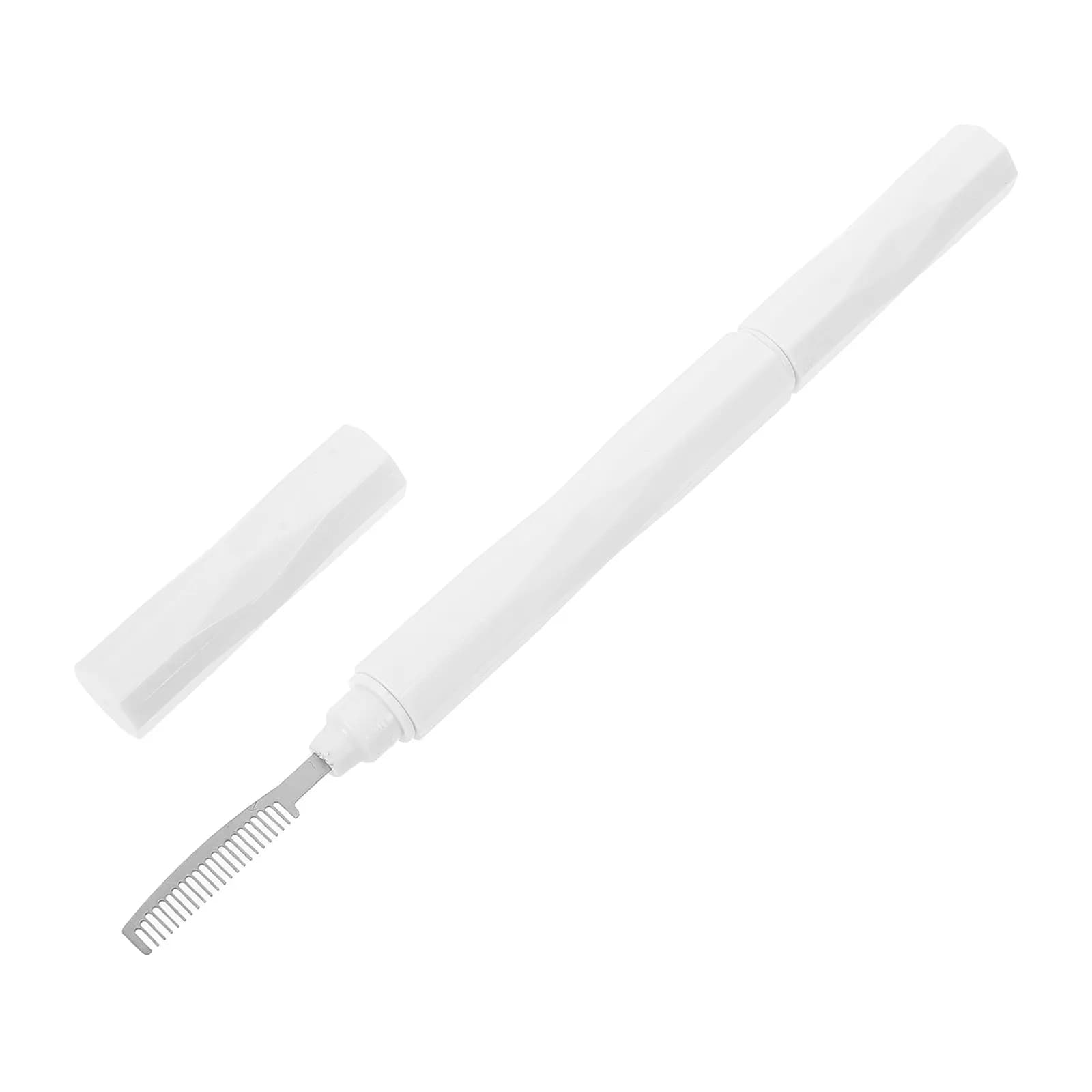 Double Face Eyebrow and Eyebrow comb, Brush with Soft and Delicate bristles, Travel Compact Design, Long-Term Beauty Tool, Eyelash Mascara