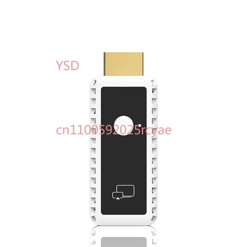 Proiettore Wireless per Schermo Mobile 15m 1080P Plug and Play Dispositivo per Mirroring dello Schermo per Ufficio e Laptop