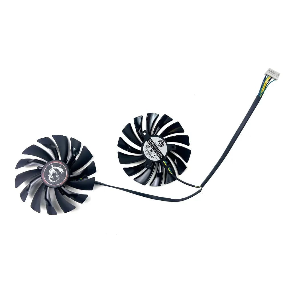 NUOVA ventola di raffreddamento da 95 mm a 6 pin e 5 fili PLD10010S12HH per ventole della scheda video MSI GeForce GTX 970 GAMING 4G Golden