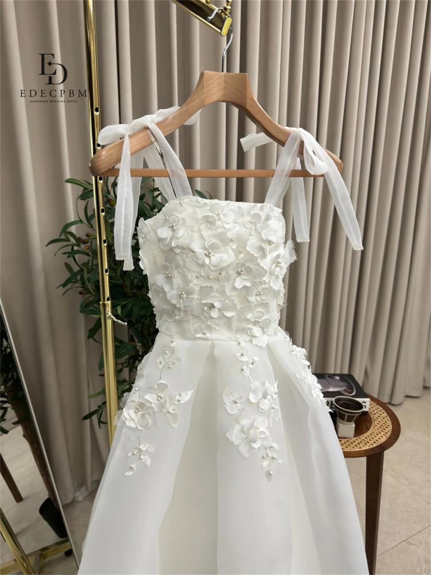 EDECPBM Ceremony Dresses for White Wedding Events Custom Wedding Dress Wedding Dress Civil Wedding Dress Strong Wedding Dress