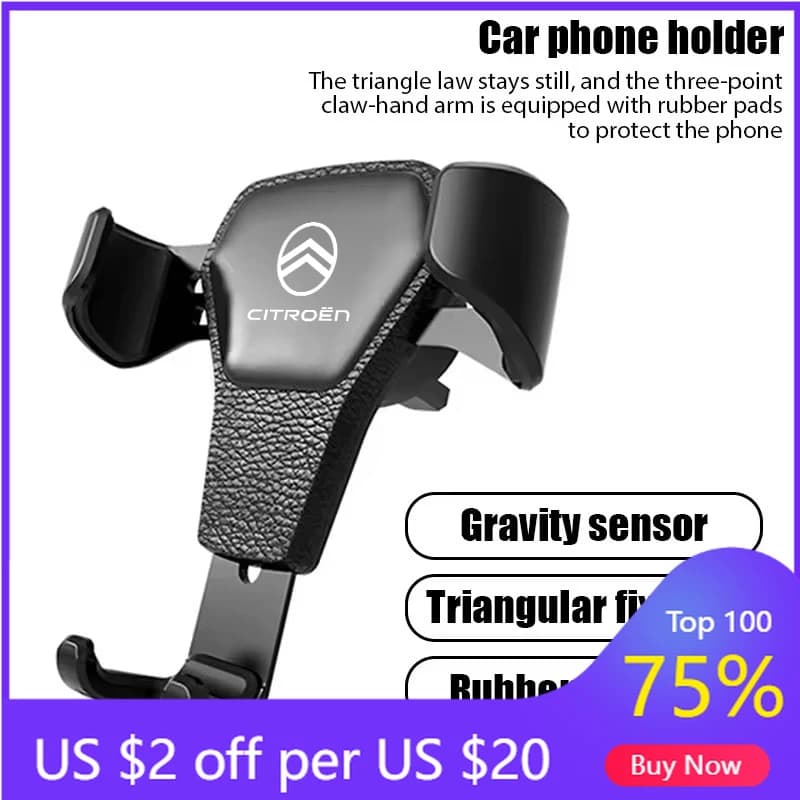 Adesivo per Auto 2026, 1 Pezzo, Supporto Telefono per Auto, Accessori Interni per Citroen C6 2CV VTS DS5 RD3 Jumper Cactus Saxo Jumpy C8