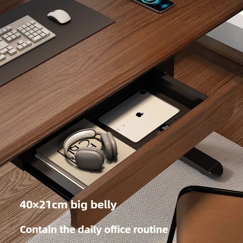 Sotto la scrivania Cassetto nascosto Organizzatore di stoccaggio in legno massello per scrivania del computer Vassoio aggiuntivo stealth Armadietto invisibile per ufficio retrattile