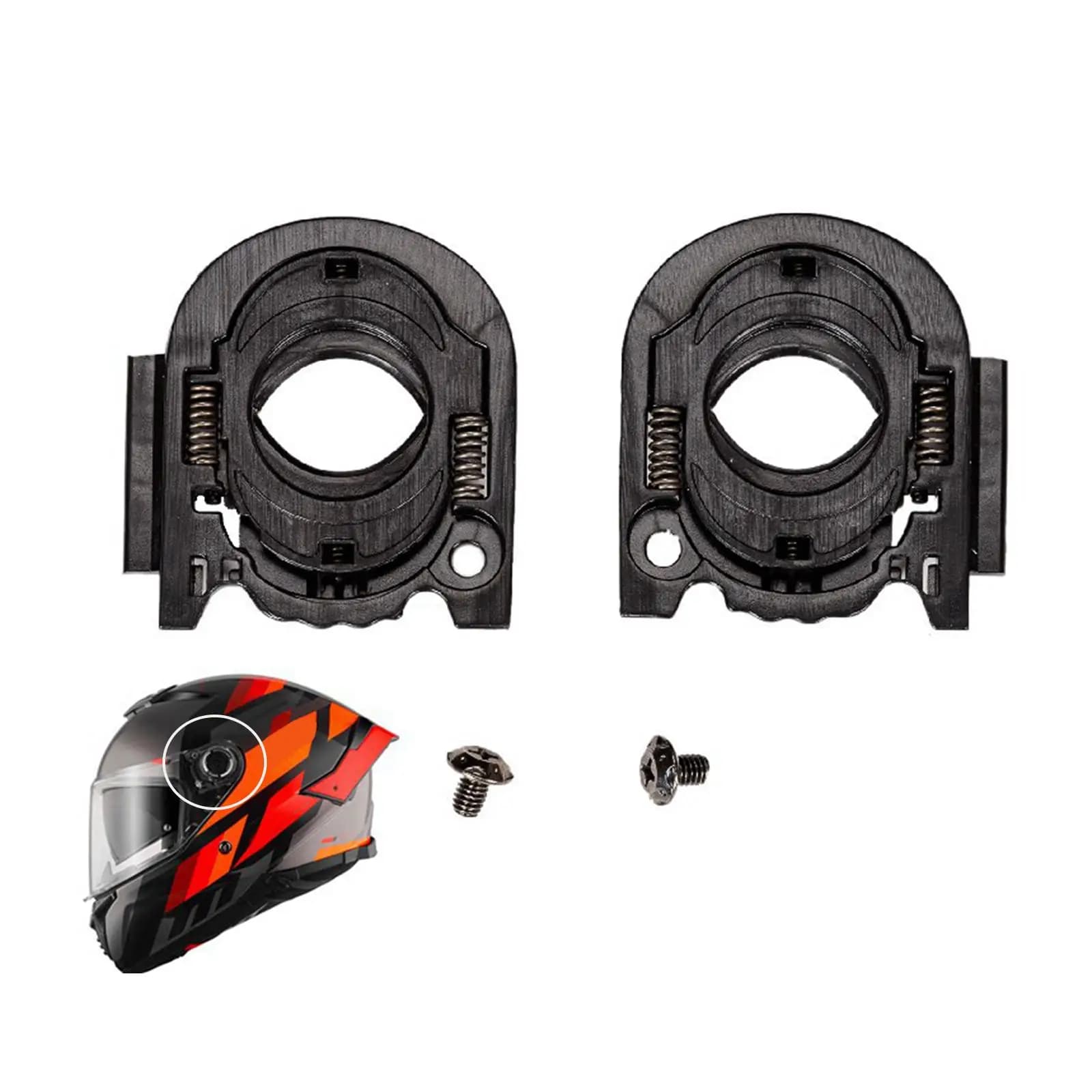 Basi di protezione per casco da 2 pezzi Accessori per casco da moto Pezzi di ricambio Sinistra e destra Facile da installare Sostituisce per MT Thunder 4