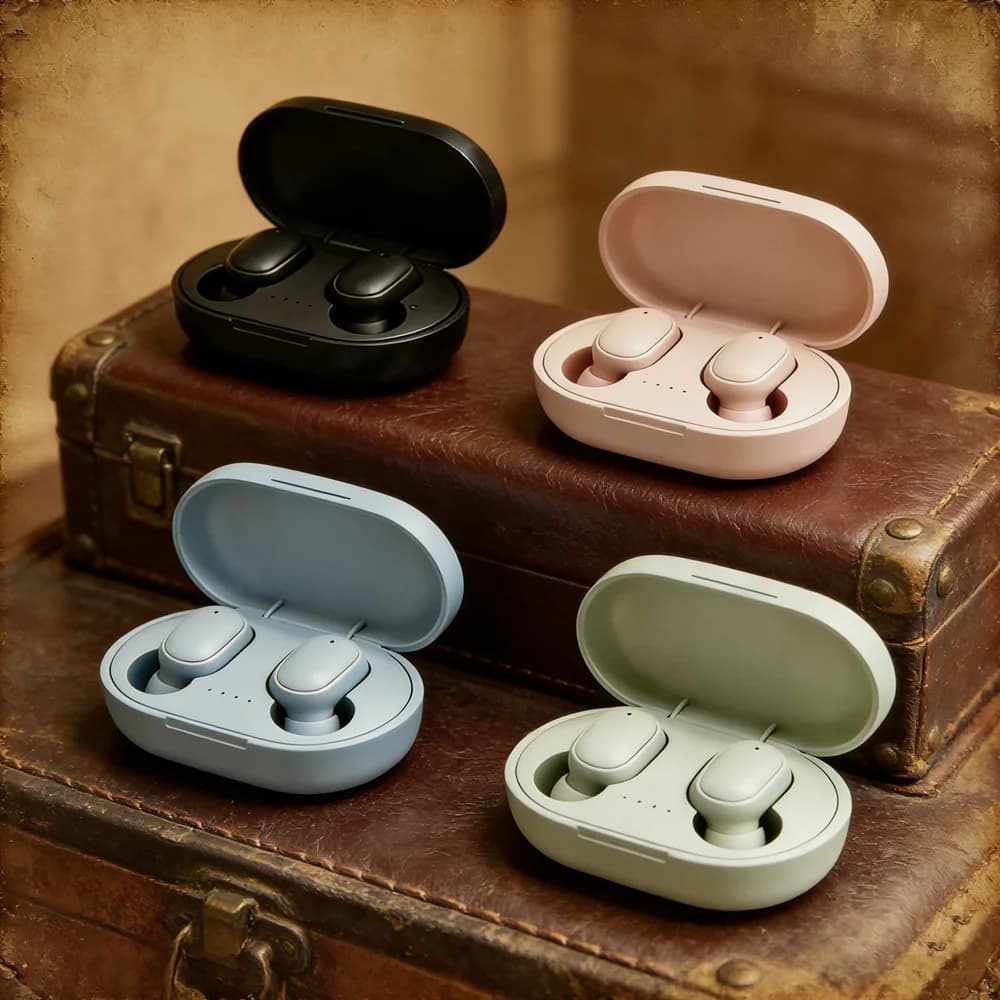 Nuovi auricolari Bluetooth wireless TWS, auricolari sportivi, cuffie Bluetooth con microfono, compatibili con smartphone