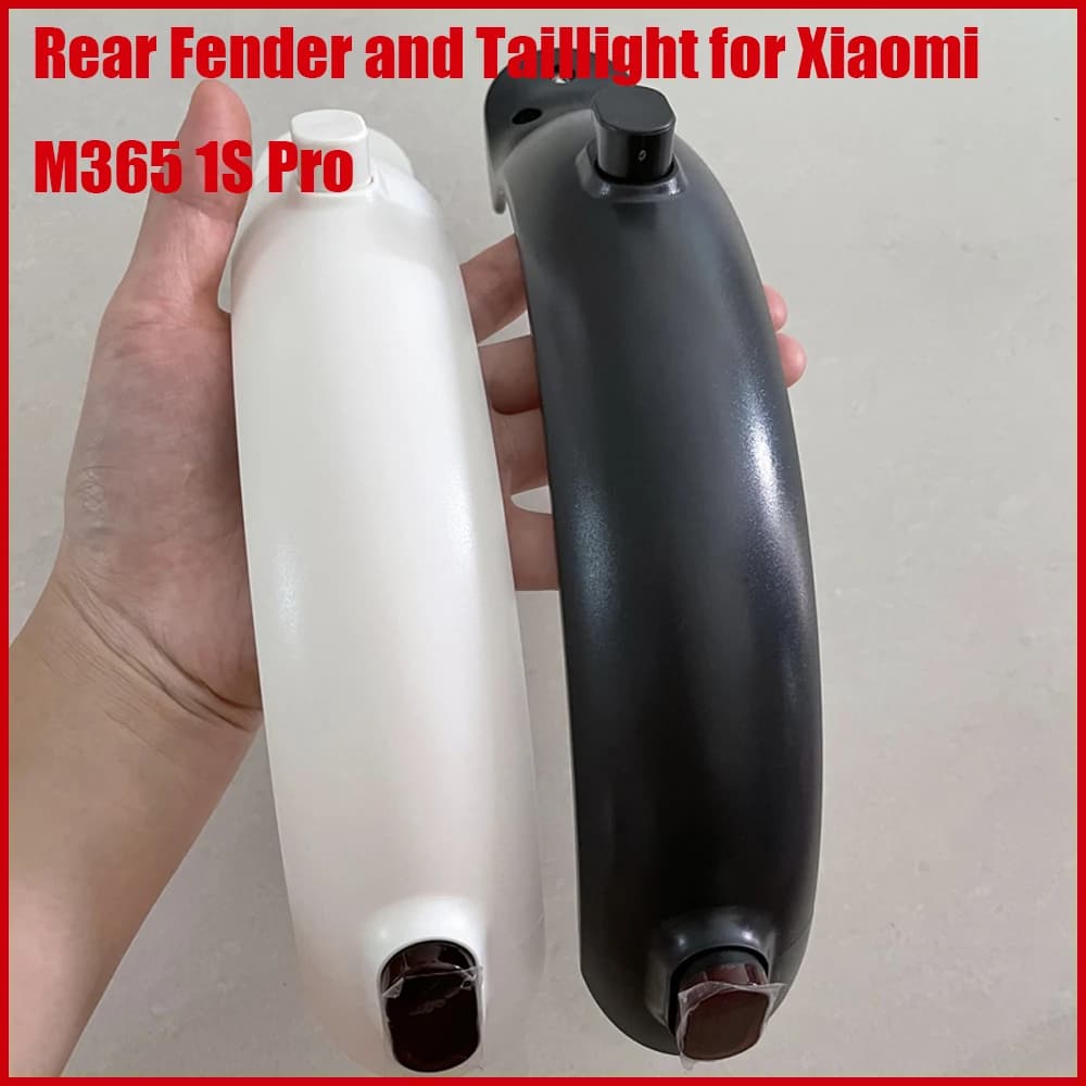 Set parafango parafango posteriore con fanale posteriore a LED Lampada parafango Splash Fango per Xiaomi 1S Pro M365 Parte di riparazione scooter elettrico
