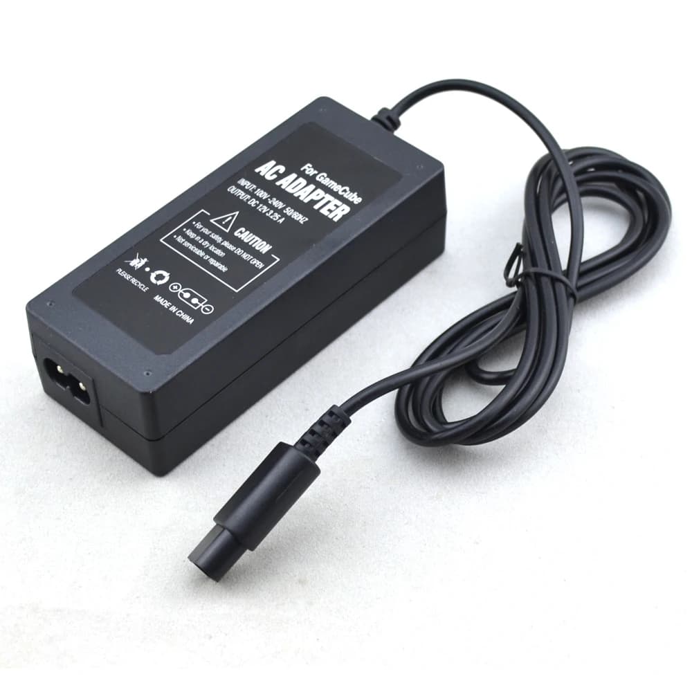 Alimentatore con spina UE per caricabatterie per console per videogiochi GameCube per adattatore CA NGC 100-240 V