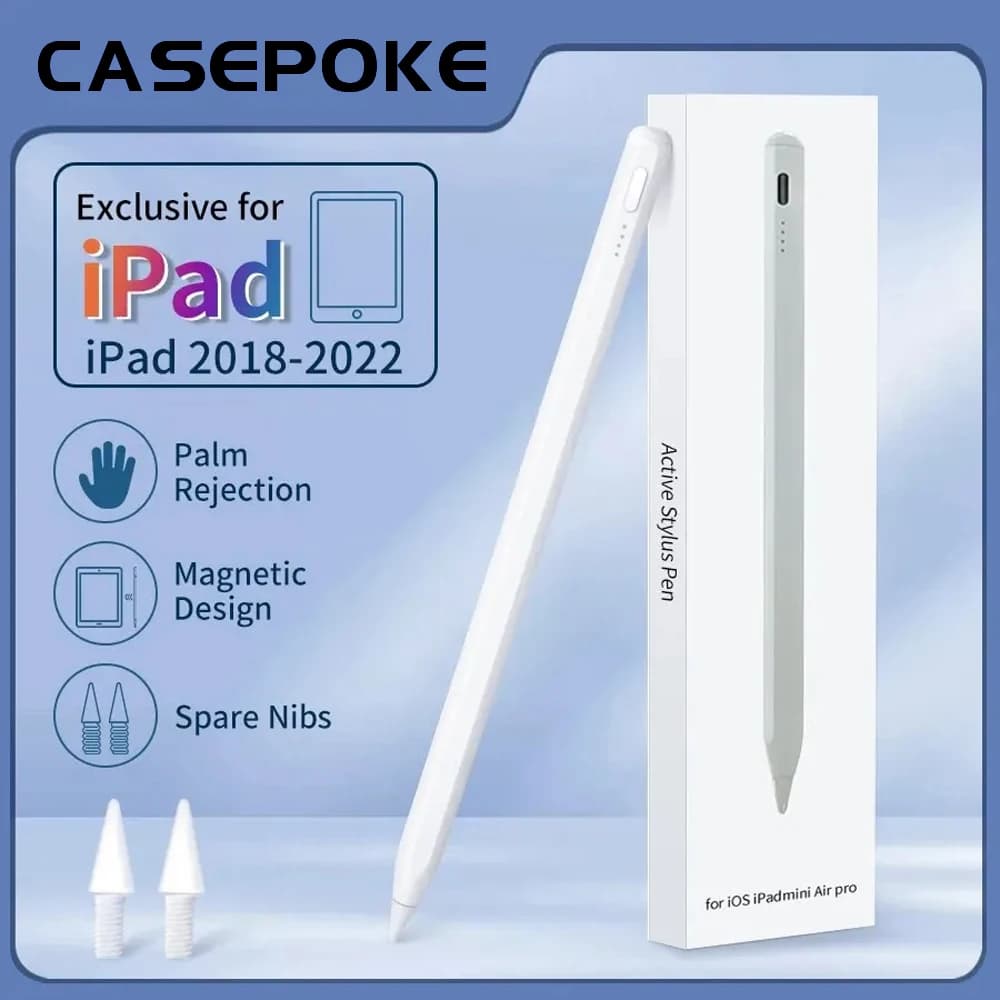Per Apple Pencil Power Display Palm Rejection Ipad Matita Penna stilo per iPad Accessori 2022 2021 2020 2019 2018 Pro Air Mini