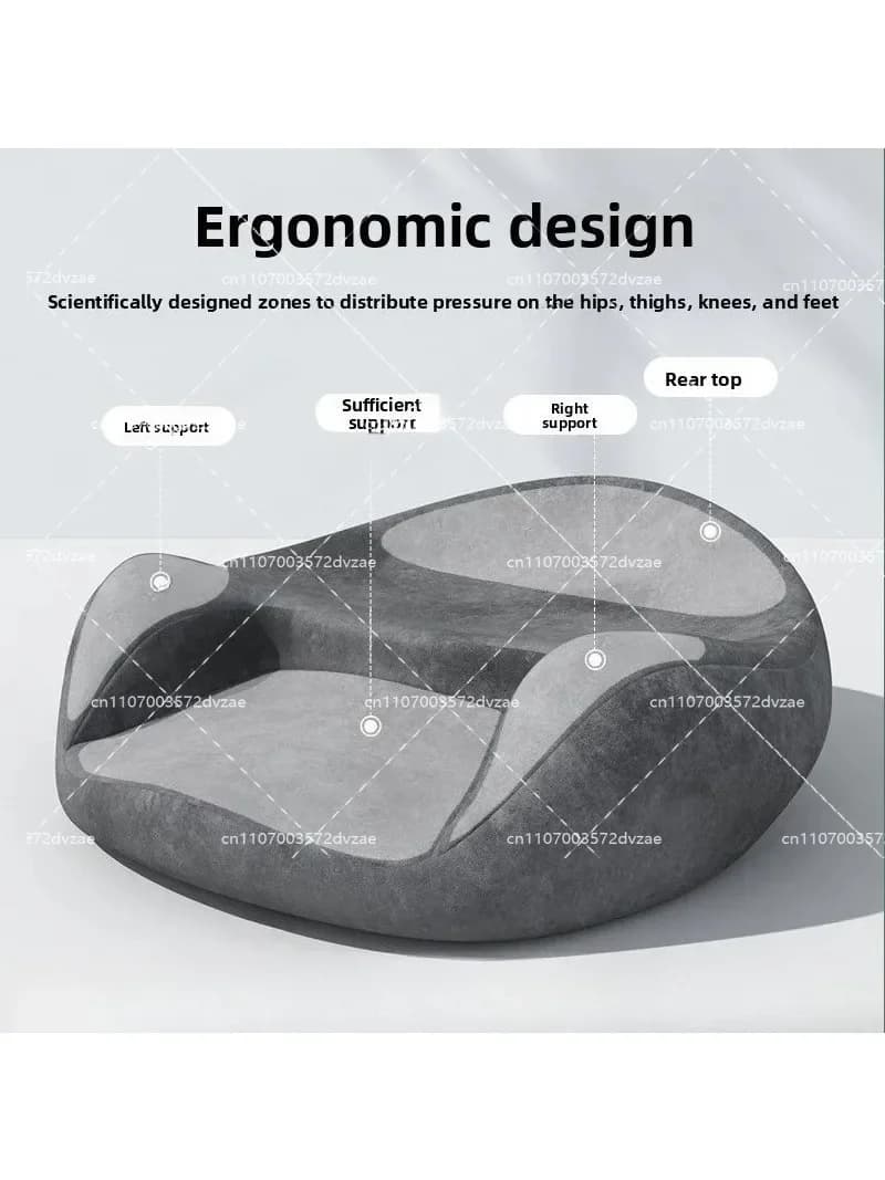 Memory Cotton Yoga Meditation Seat Cushion Quiet Pad Sedentary Lazy Chair for Comfortable Sitting Home Gym Equipment
