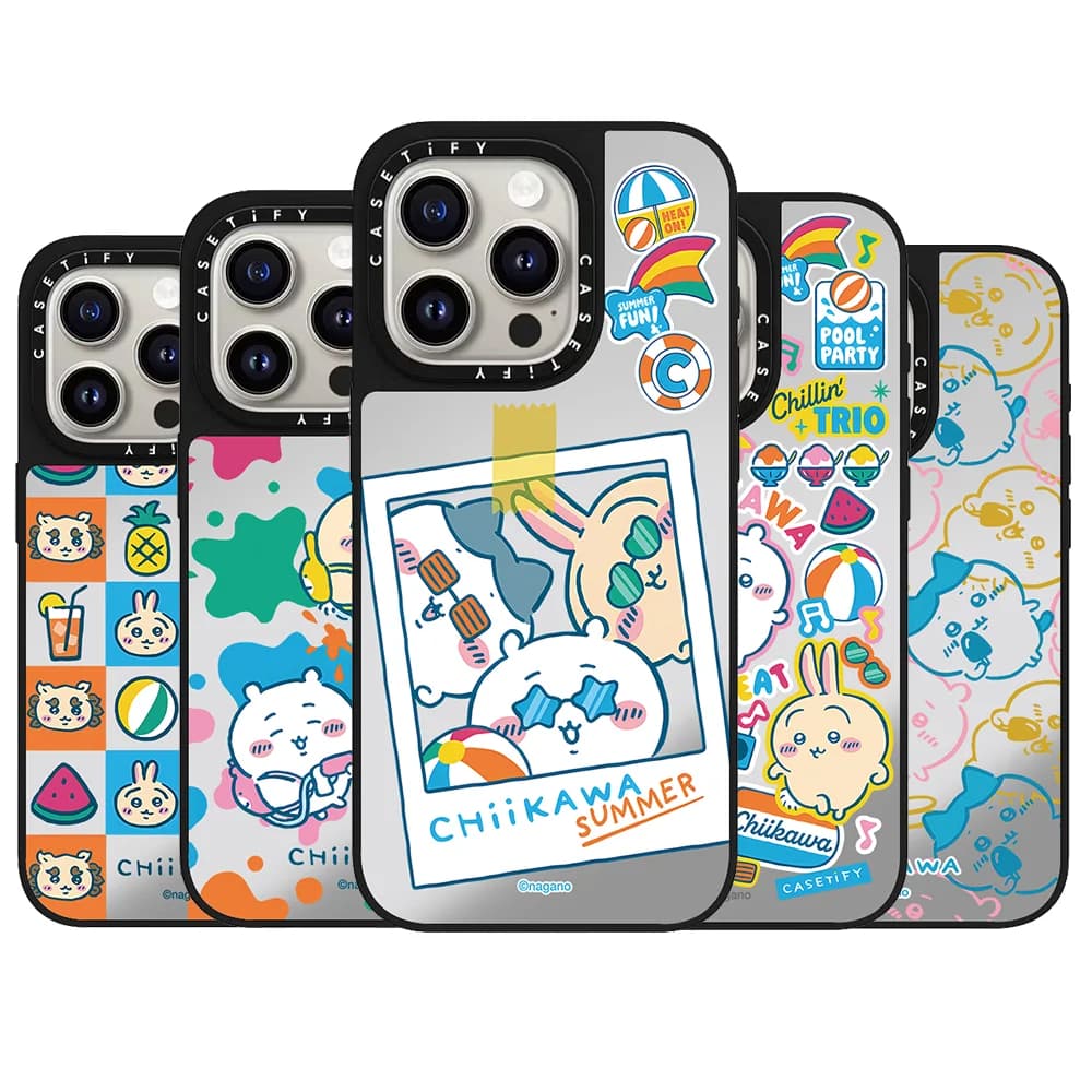 CASETiFY Co-branding Serie Cartoon Chiikawa Cover Protettive Magnetiche per iPhone 17 16 15 14 13 Pro Max Plus Air