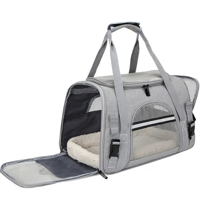 Borsa da Trasporto Portatile per Gatti e Cani, Traspirante, da Viaggio, Portatile a Mano, di Piccole Dimensioni