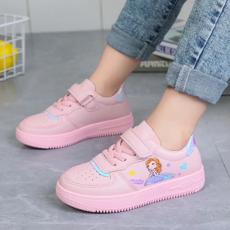 Sneakers for Kids Fashion Sport Running Shoes for Girls Four Seasons Low Shoes for Kids Anti-slip Sneaker Outer Breathable Casual